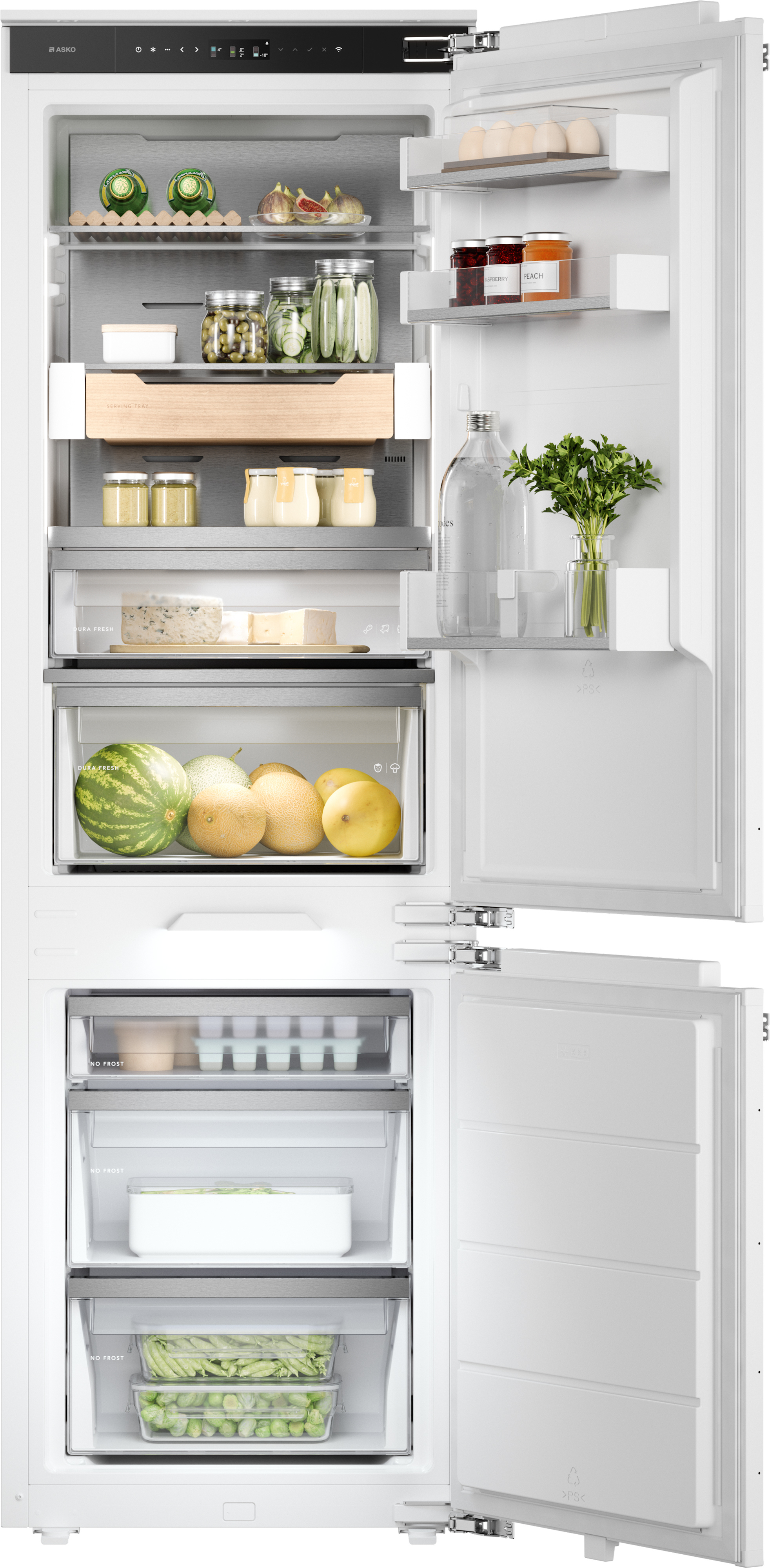 ASKO RBC576DNC1.UK 60/40 Integrated No Frost Fridge Freezer