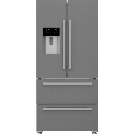 Blomberg KFD4953XD 84cm Multidoor Fridge Freezer - Stainless Steel