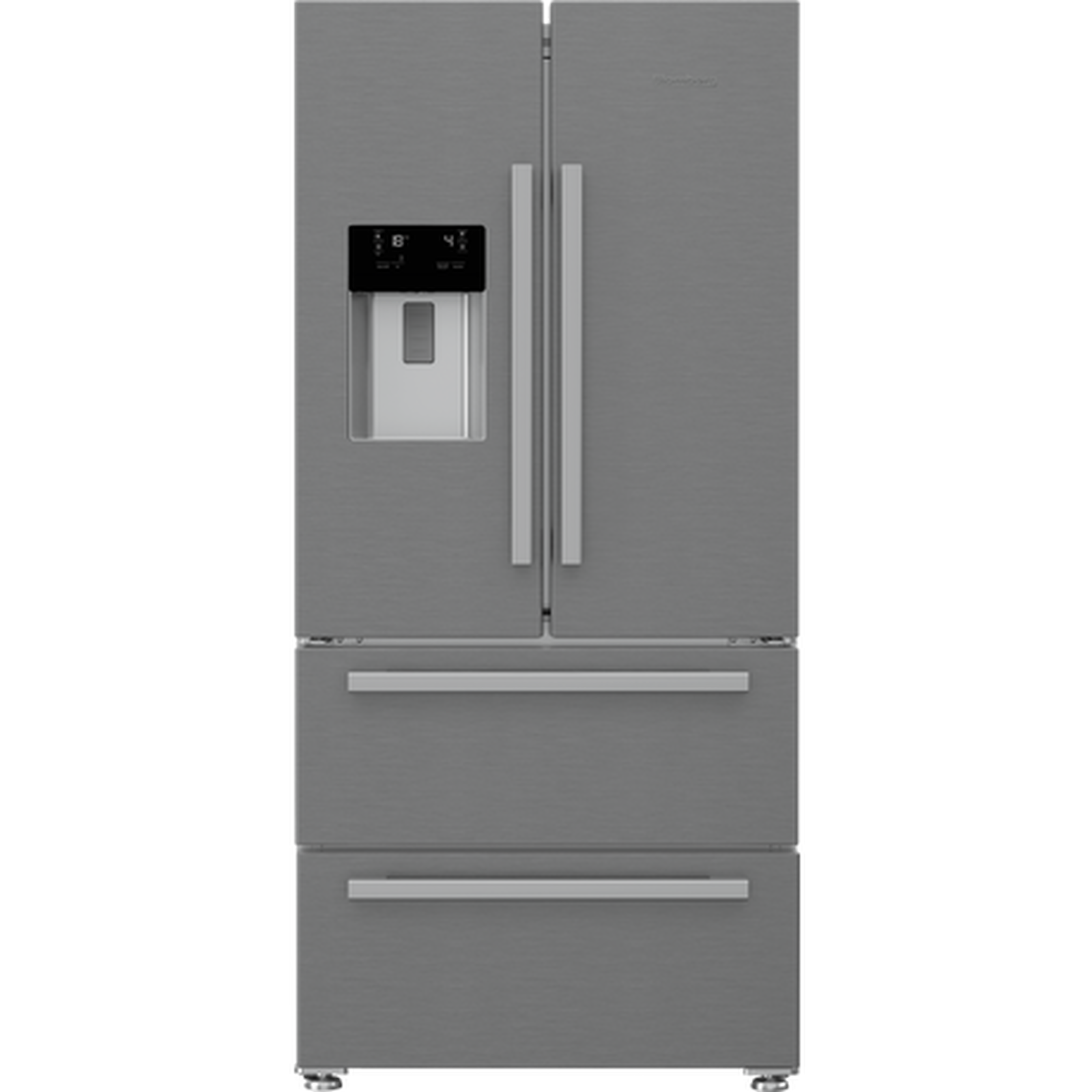 Blomberg KFD4953XD 84cm Multidoor Fridge Freezer - Stainless Steel