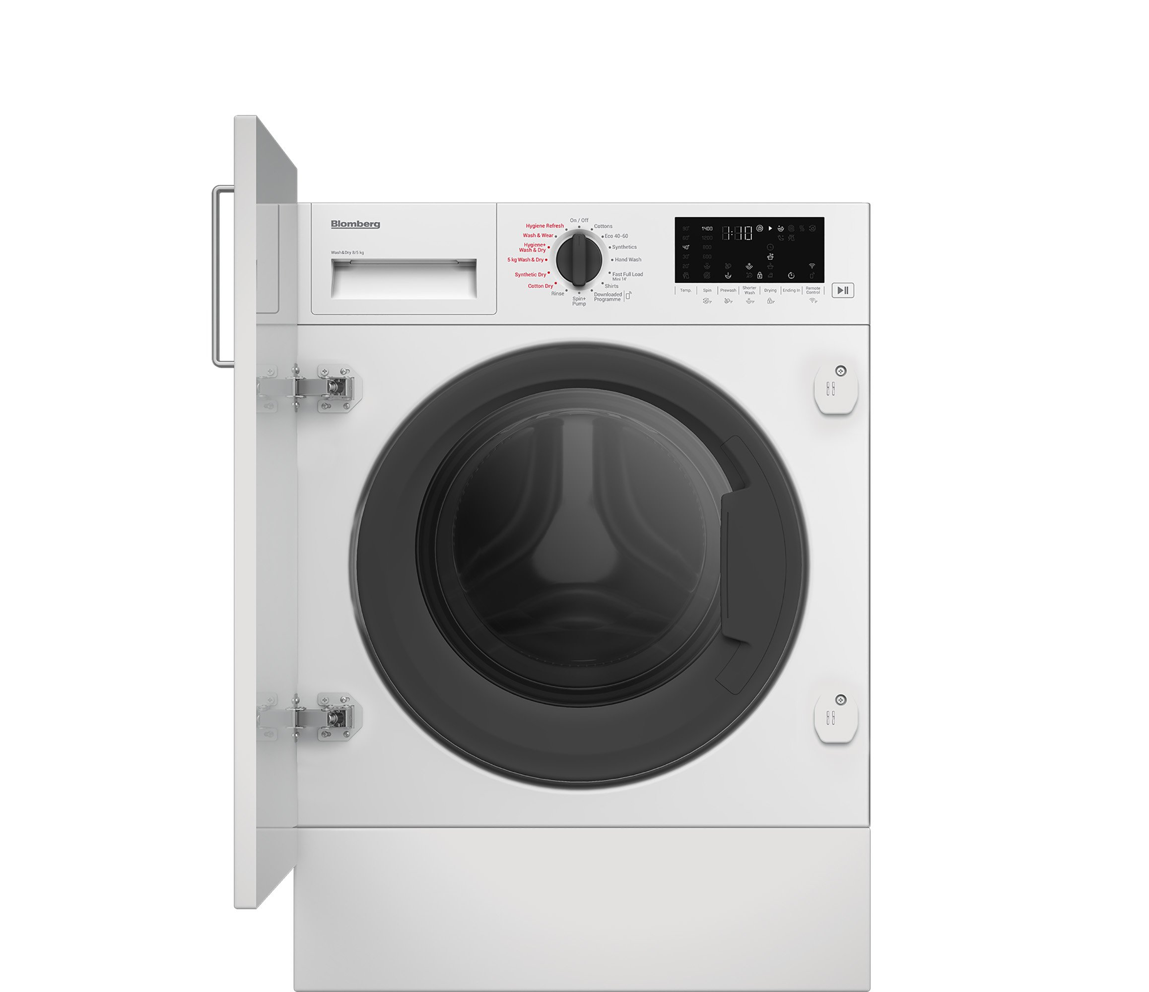 Blomberg LRI1854110 8kg/5kg 1400 Spin RecycledTub Integrated Washer Dryer - White