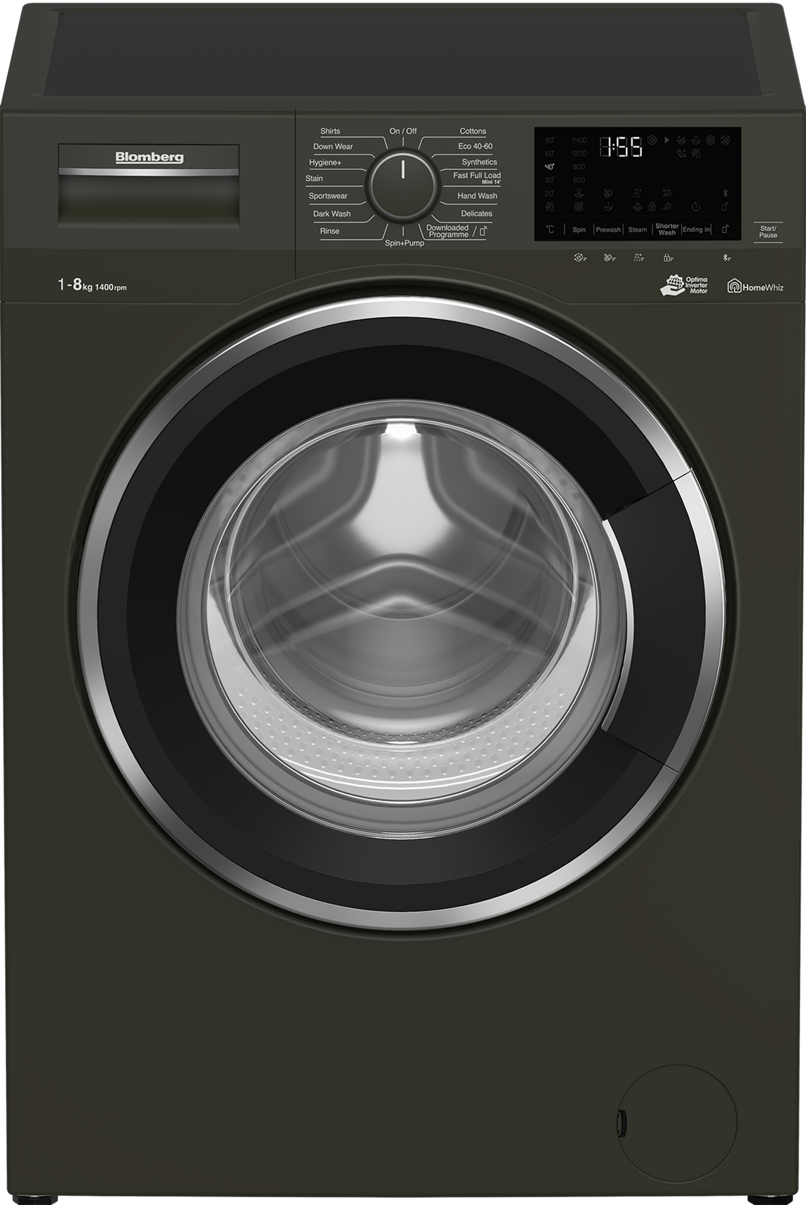 Blomberg LWF184620G 8kg 1400 Spin Washing Machine - Graphite