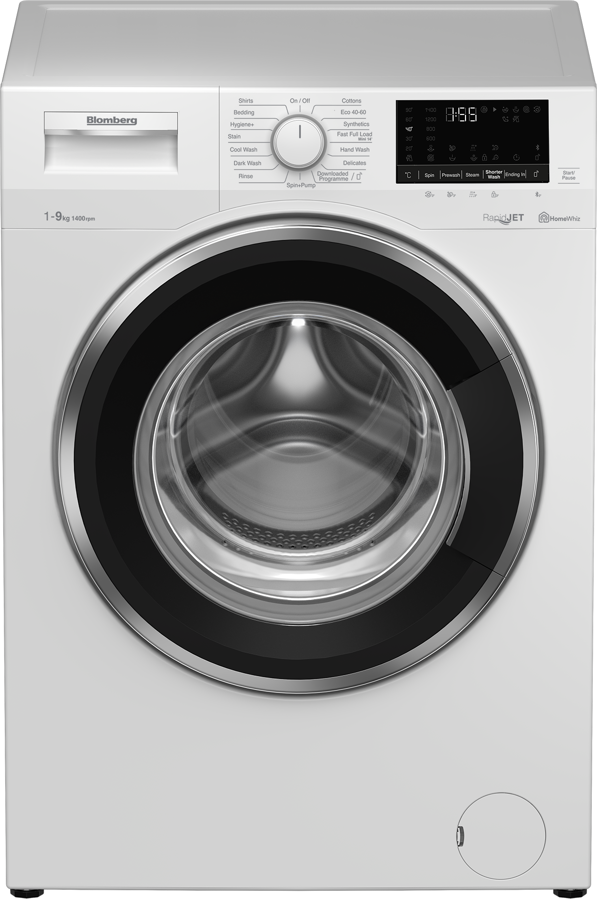 LWF194520QW 1400 Spin Washing Machine RapidJet technology