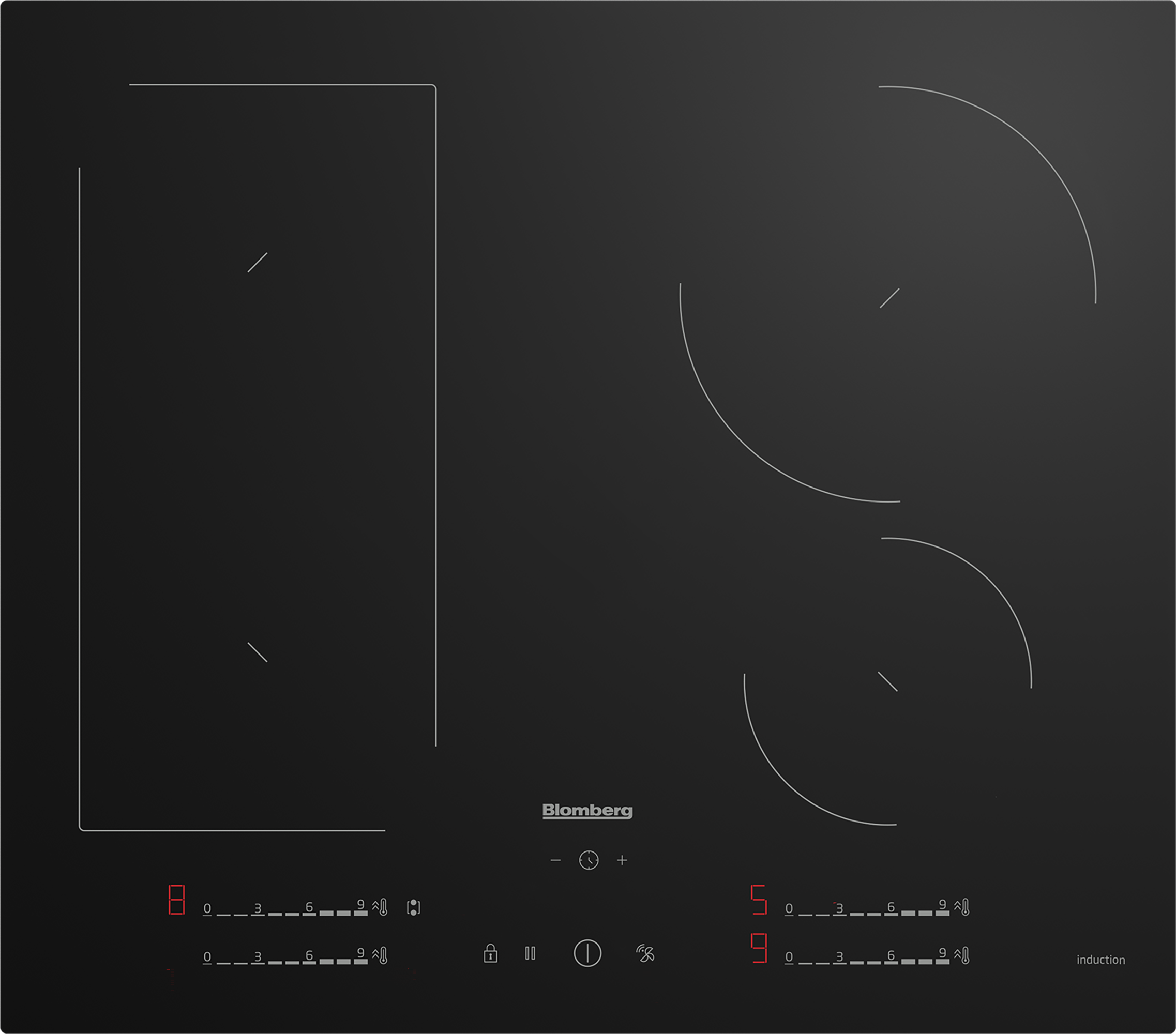 Blomberg MIN74387NP 59cm Plug & Play Induction Hob - Black
