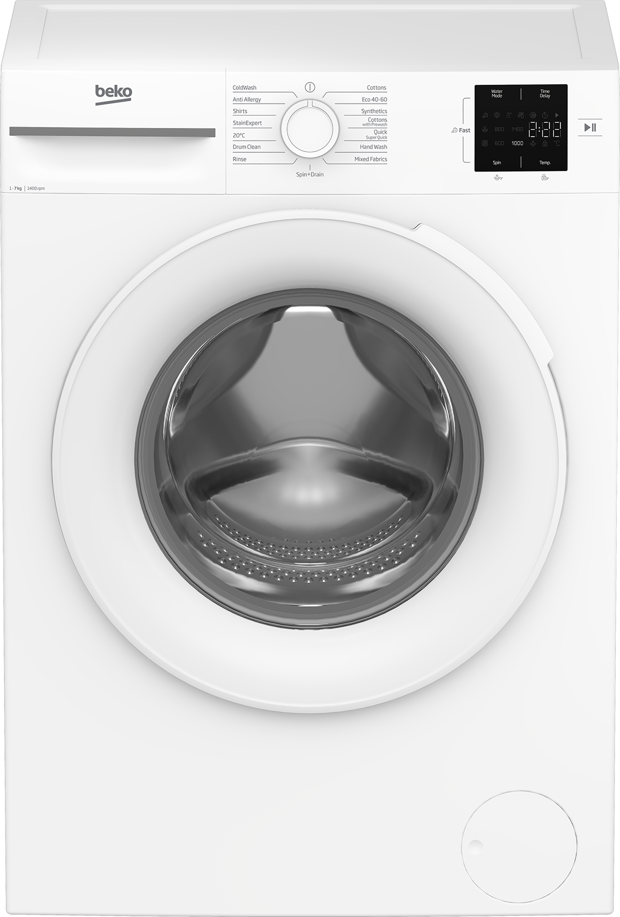 Beko BM1WU3741W 7kg 1400 Spin Washing Machine - White