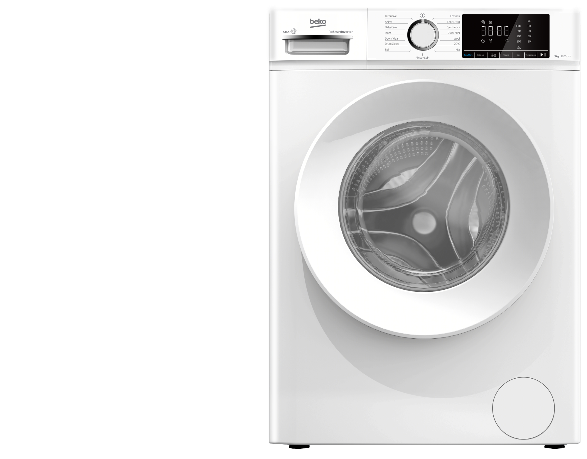 Beko BWC7121W Freestanding 7kg 1200rpm Washing Machine - White 