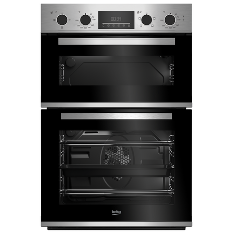 Beko CDFY22309X 59.4cm Built In Double Oven - Stainless Steel