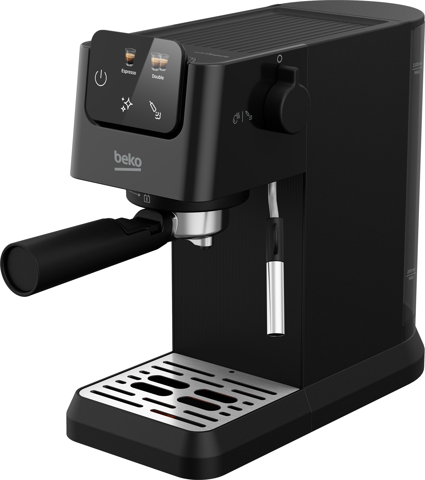 Beko CEP5302B Beko CaffeExperto Manual Espresso with Steam Wand - Black