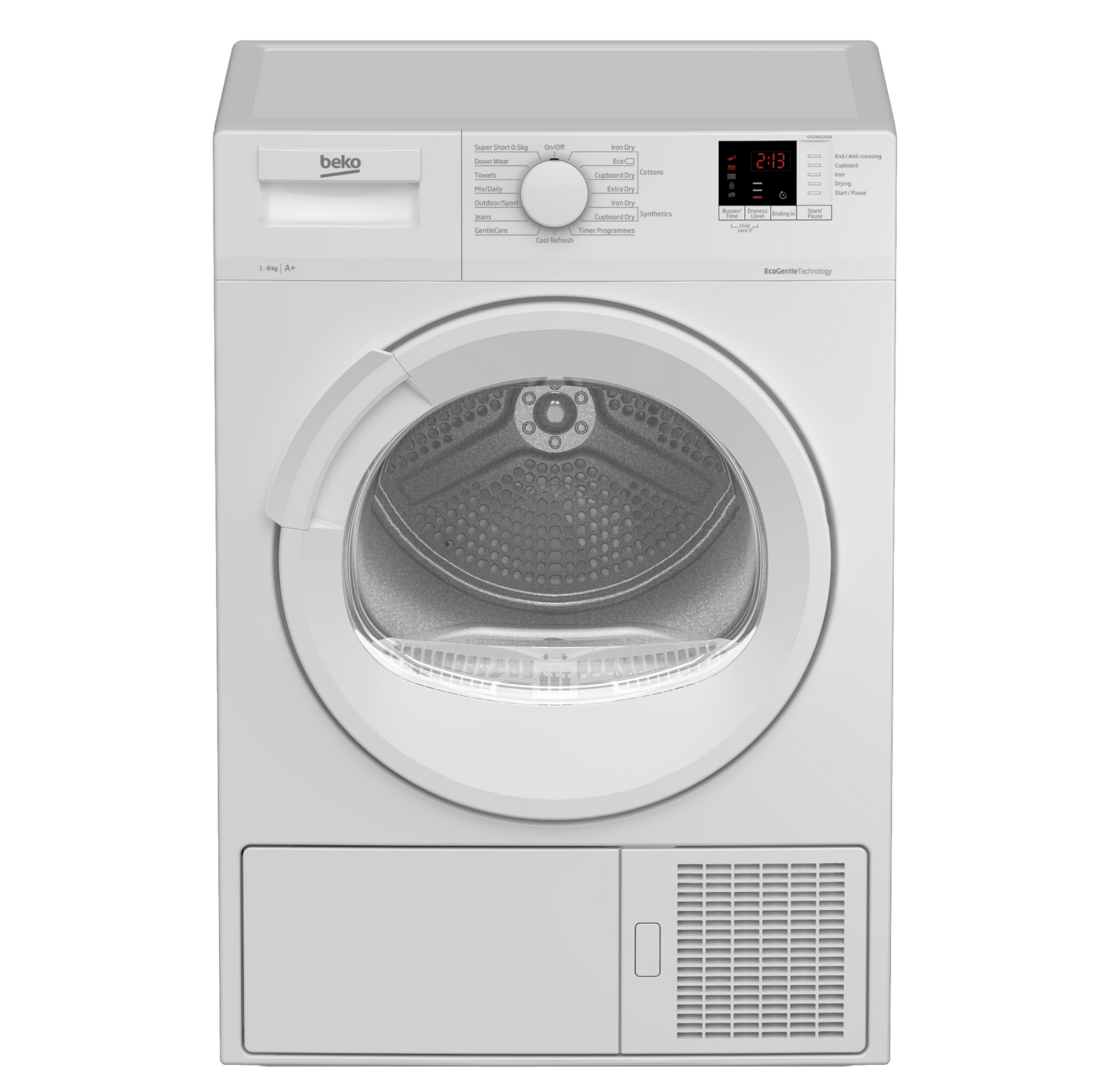 Beko DTLP81141W 8kg Heat Pump Tumble Dryer - White