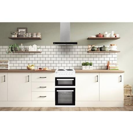 EDP503W 50cm Electric Double Oven Grill Cooker