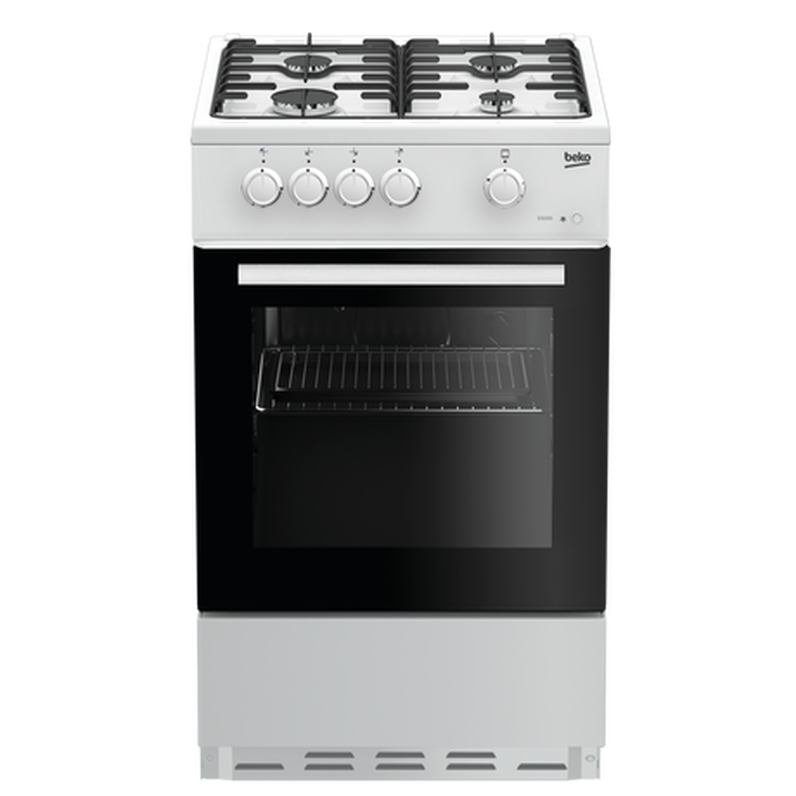 Beko ESG50W 50cm Single Oven Gas Cooker with Gas Hob - White