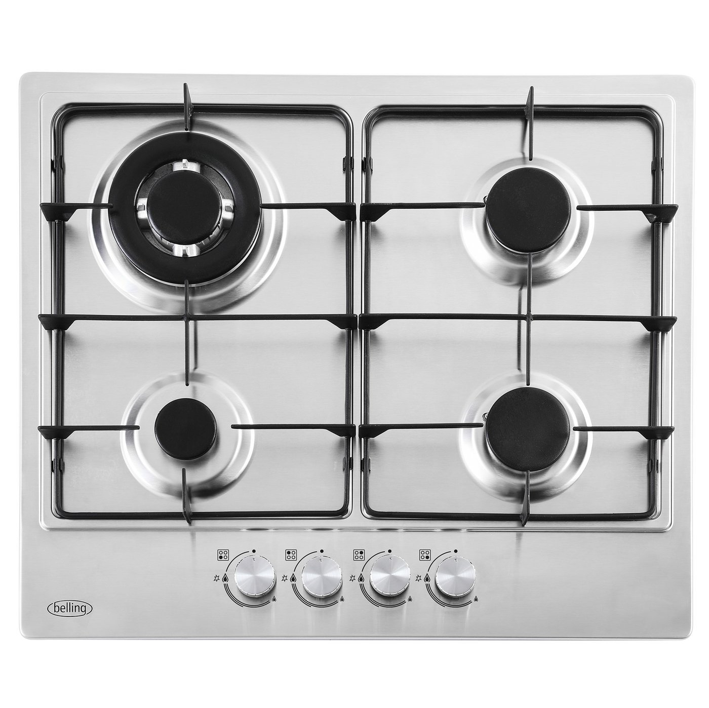 Belling GHU603RI 60cm Gas Hob - Stainless Steel
