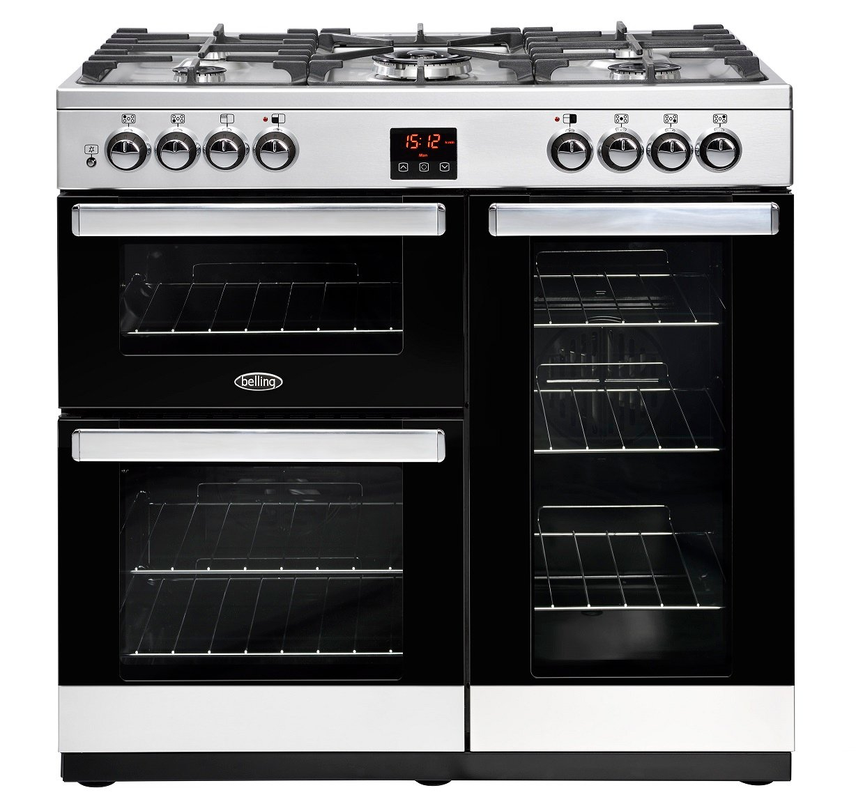 Belling 444444070 Cookcentre 90DFT Dual Fuel Range Cooker
