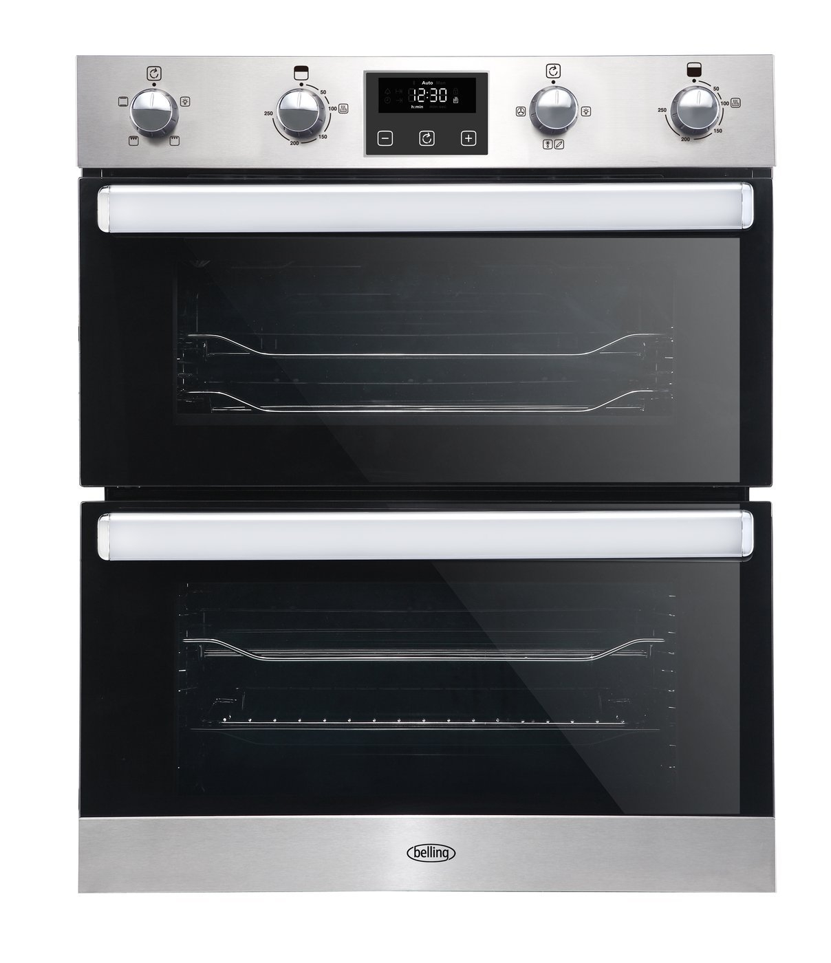 Belling BI702FP 59.5cm Built In Electric Double Oven - Stainless Steel