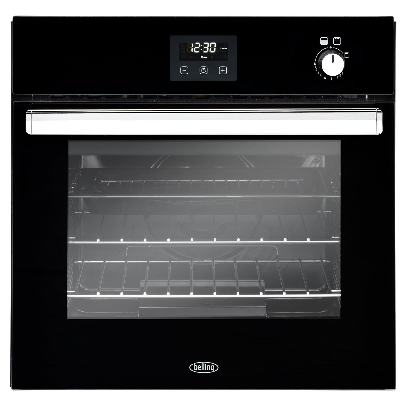 Belling 444444792 59.5cm Built In Gas Single Oven - Black