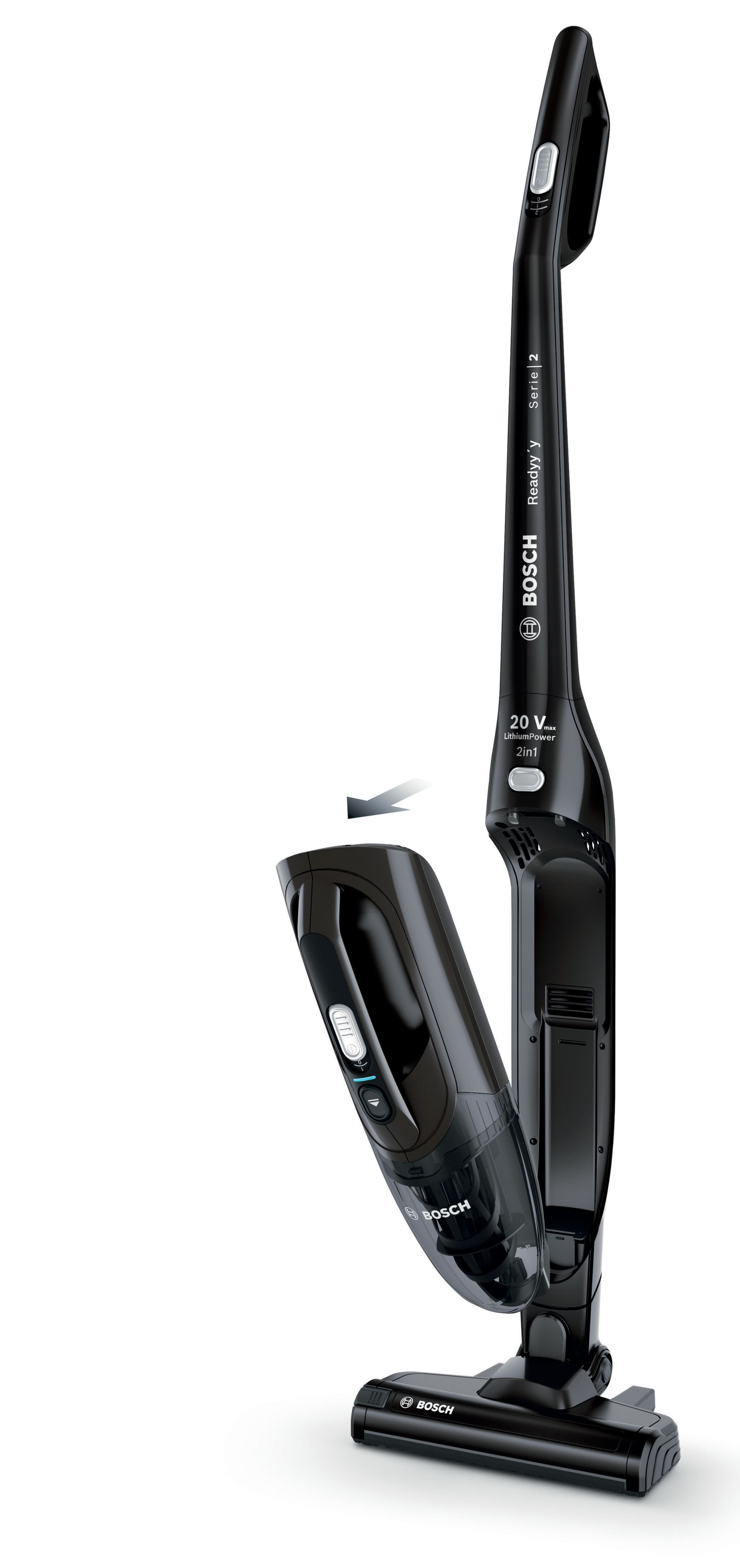 Bosch Readyy'y Series 2 BCHF220GB 2in1 Cordless Vacuum Cleaner, 44 Min runtime - Black