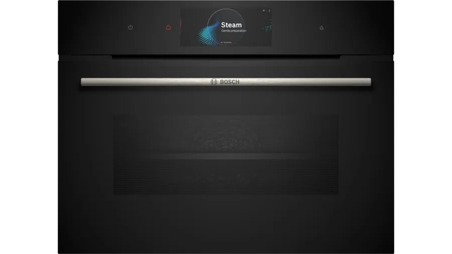 Bosch CSG7584B1 59.4cm Built-In Compact Steam Oven - Black