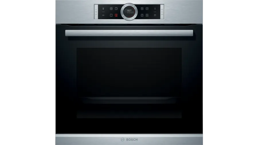Bosch HBG674BS1B 60cm Series 8 Built-In Single Electric Oven