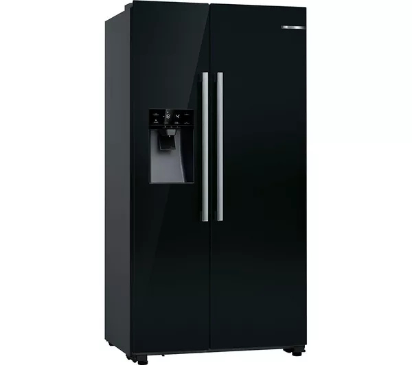Bosch KAD93ABEP 70/30 Total No Frost, American Fridge-freezer - Black