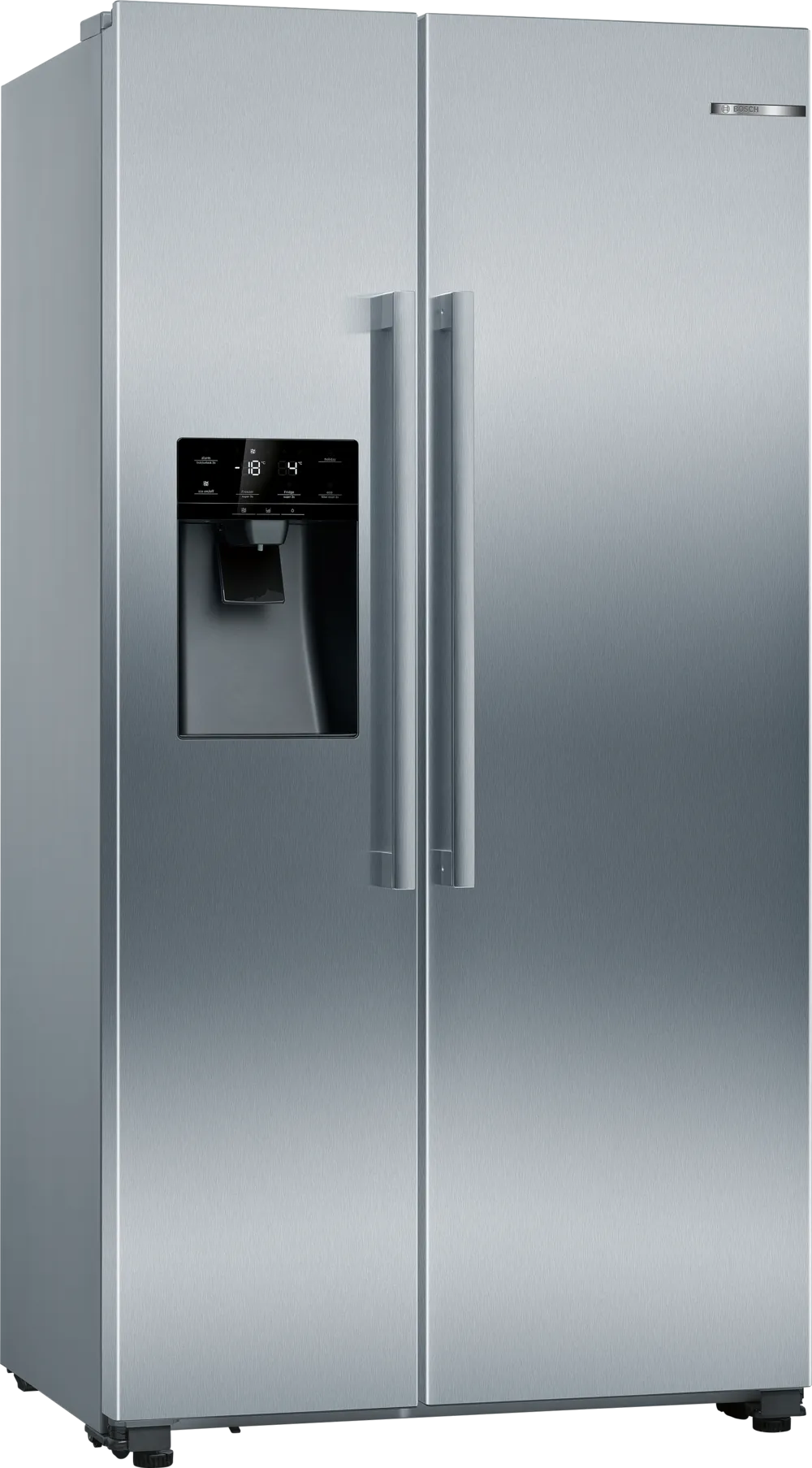 Bosch KAD93AIERG 90cm No Frost American Fridge Freezer - Brushed Steel