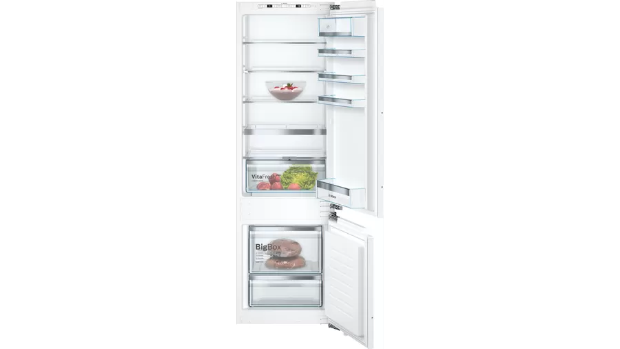Bosch Series 6 KIS87AFE0G 55.8cm 70/30 Integrated Low Frost Fridge Freezer - Fixed Hinge