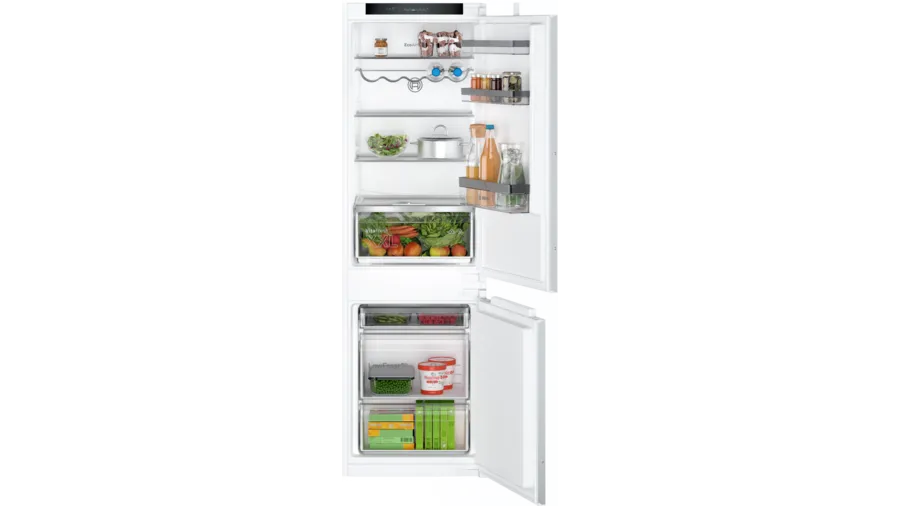 Bosch Series 4 KIV86VSE0G 54.1cm 60/40 Integrated Low Frost Fridge Freezer - Sliding Hinge