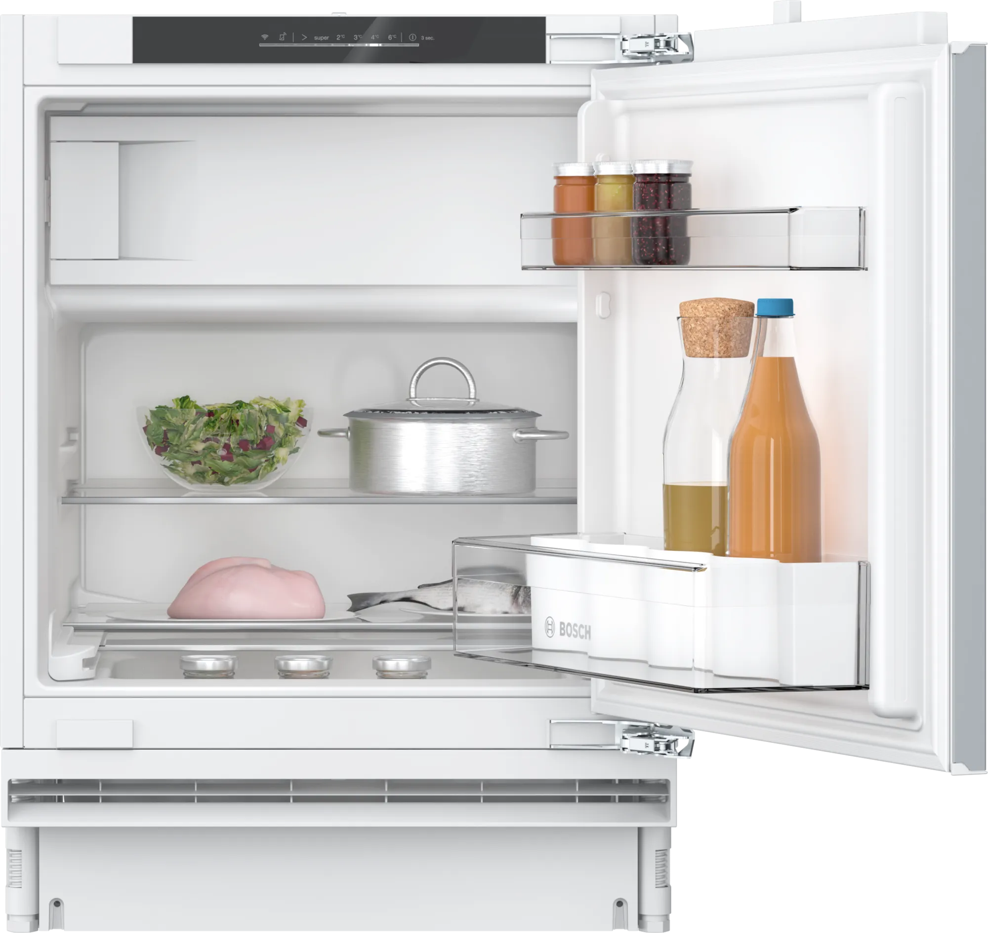 Bosch KUL22VFD0G 59.8cm Built-Under Larder Fridge - White