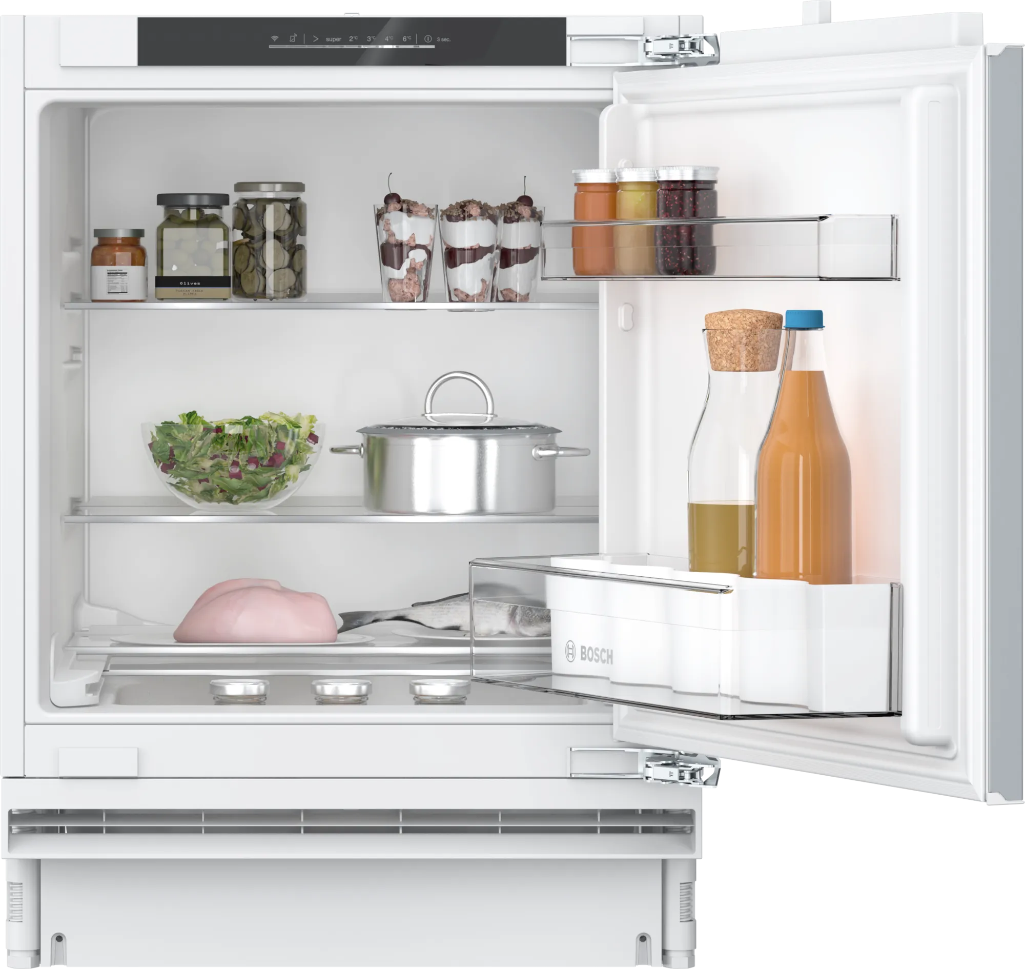 Bosch KUR21VFE0GBI 59.8cm Built Under Fridge - White