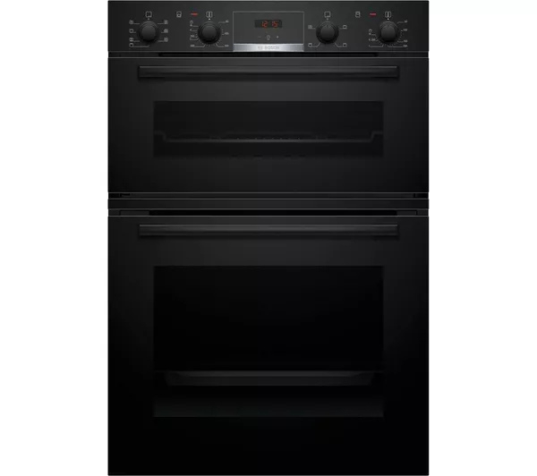 Bosch MBA533BB3B 59.4cm Built In Electric Double Oven - Black