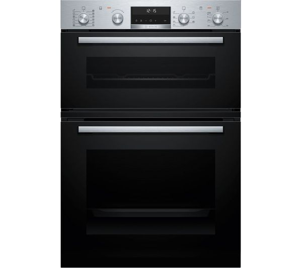Bosch MBA578BS7B Electric Double Pyrolytic Smart Oven - Stainless Steel