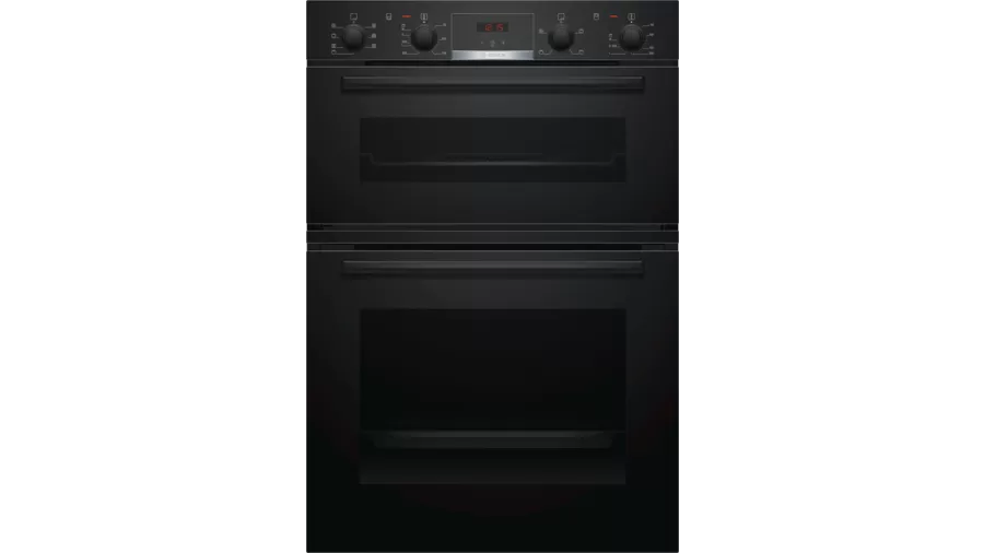 Bosch MBS533BB0B 59.4cm Series 4 Built-In Electric Double Oven