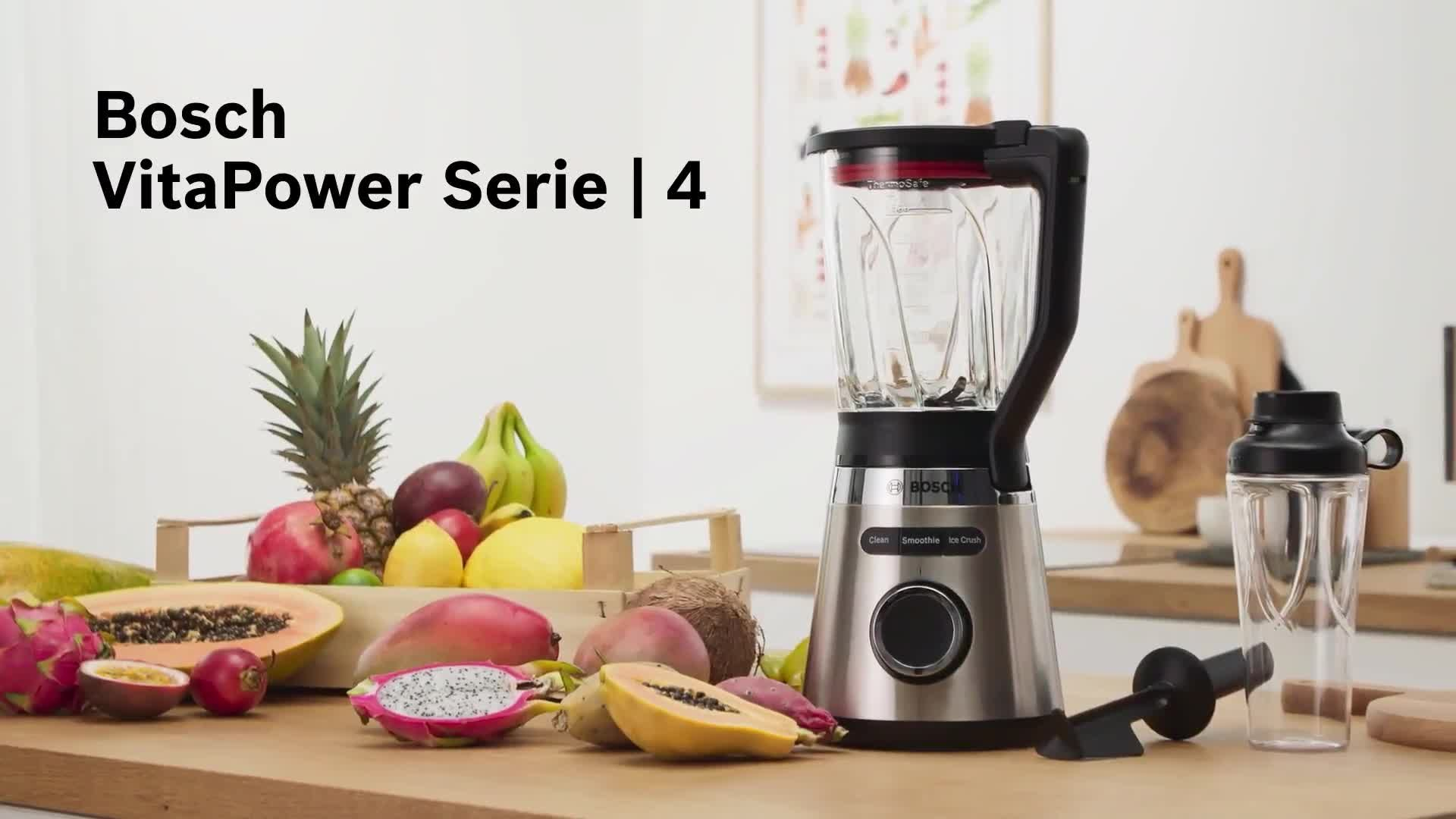 Bosch MMB6174SG VitaPower Serie 4 1200W ProPerformance System Blender - Silver