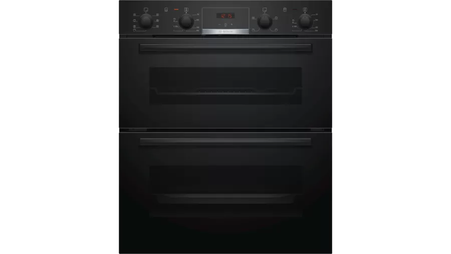 Bosch NBS533BB0B 59.4cm Series 4 Built Under Electric Double Oven