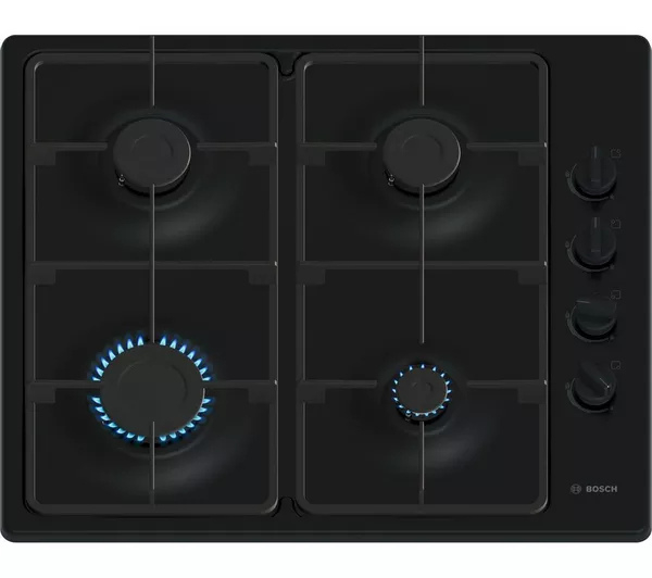 Bosch PBP6B6K60 60cm Gas Hob - Black
