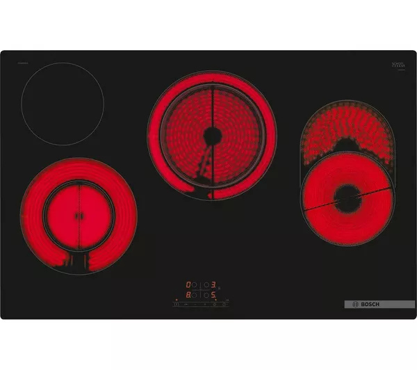 Bosch PKH811BB1D 80cm Electric Ceramic Hob - Black