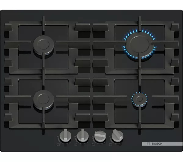 Bosch PNP6B6K40 60cm Gas Hob - Black