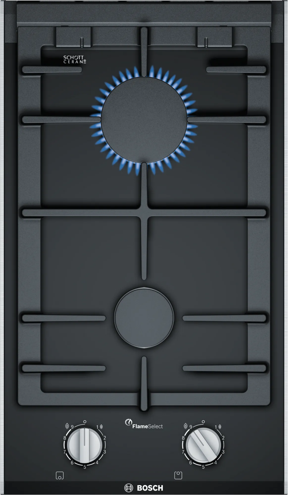 Bosch PRB3A6B70 30.6cm Domino Gas Hob - Black