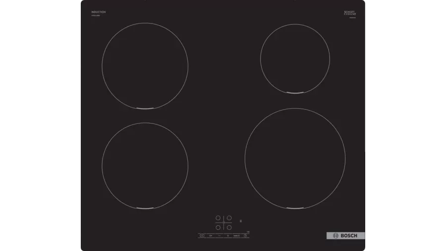 Bosch PUE611BB5E 60cm Series 4 Induction Hob - Black