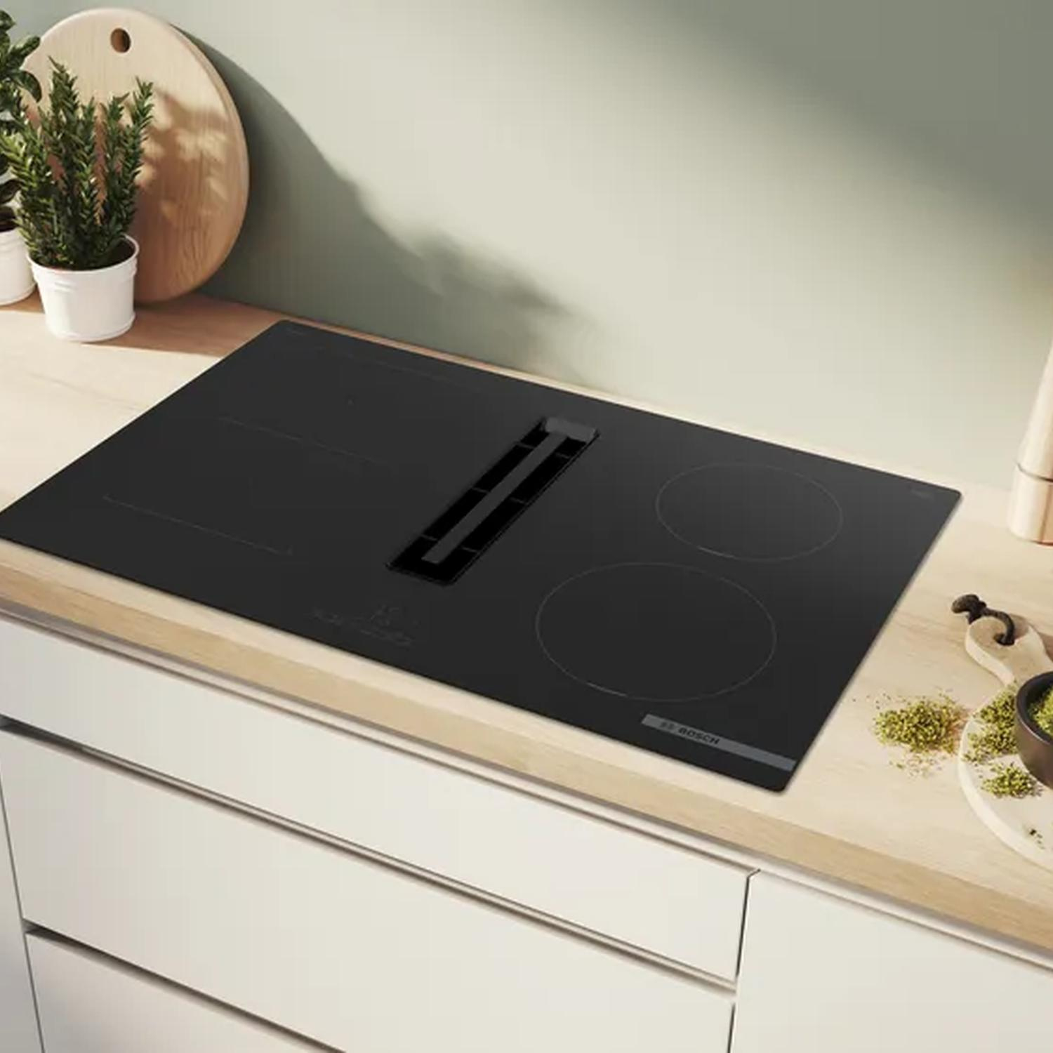 Bosch PVS811B16E 80.2cm Induction Hob with integrated Venting system 