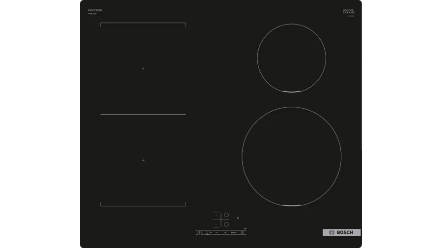 Bosch PWP611BB5E 60cm Series 4 Induction Hob - Black