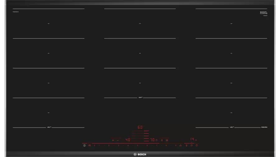 Bosch PXX975DC1E Series 8 90cm Induction Hob - Black