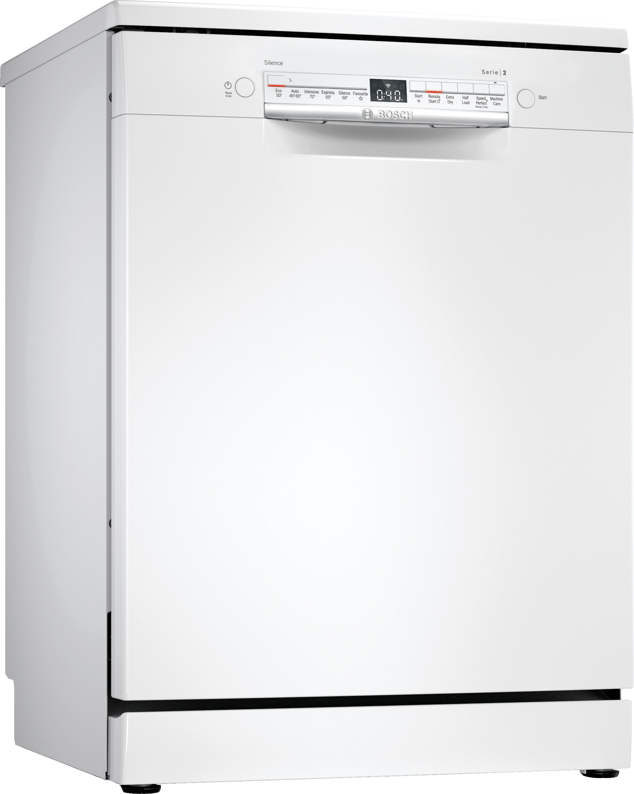 Bosch SMS2HVW66G Full Size Dishwasher - White - 13 Place Settings