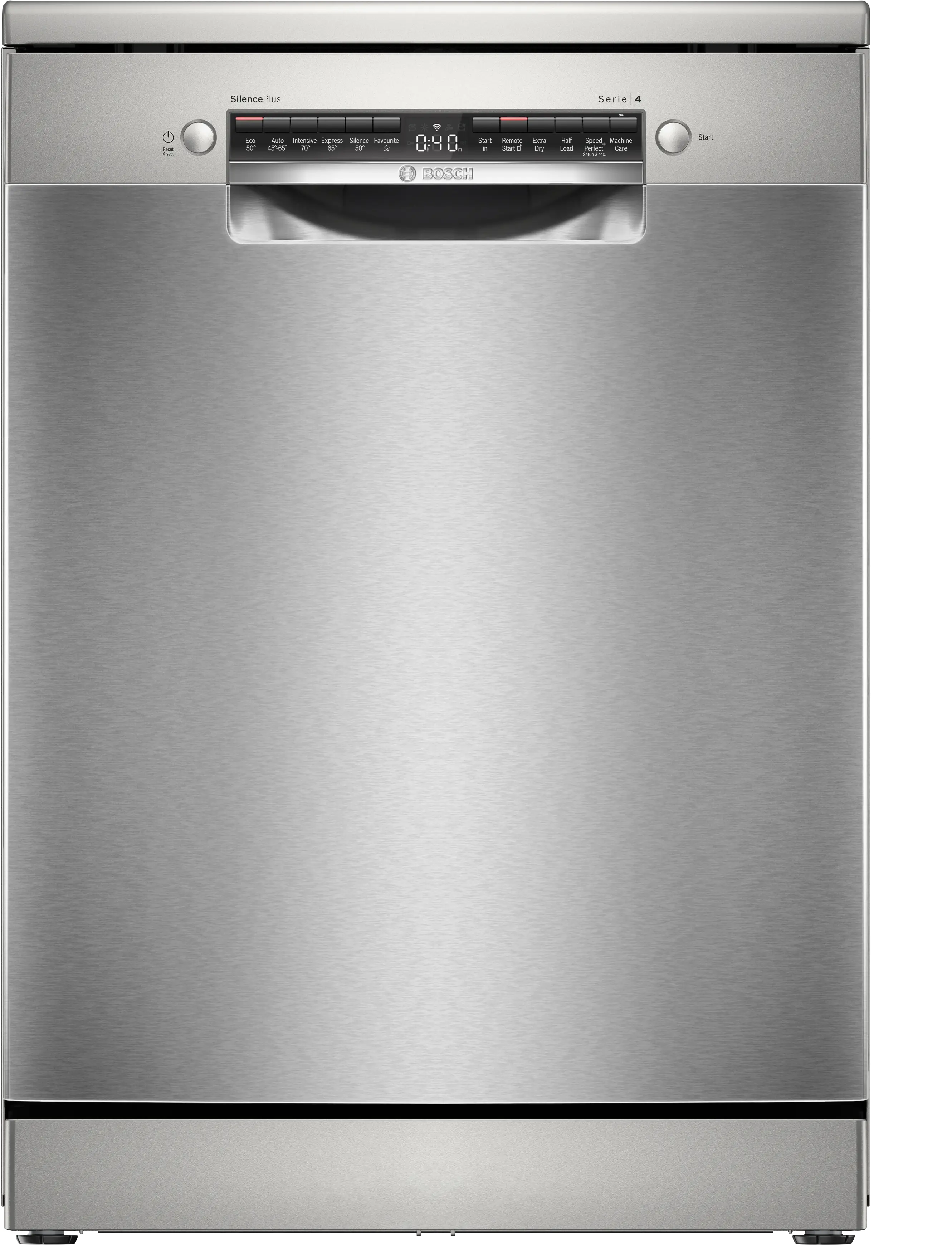 Bosch SMS4EMI06G Full-size WiFi-enabled Dishwasher in Stainless Steel - 14 Place Settings