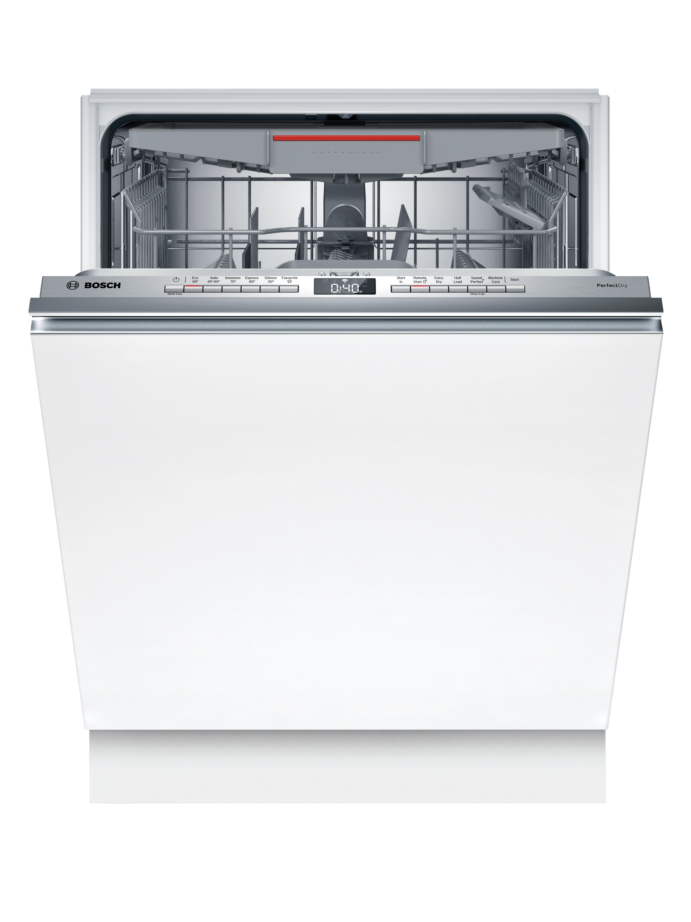 Bosch SMV6ZCX10G Built In Dishwasher - Stainless Steel - 14 Place Settings