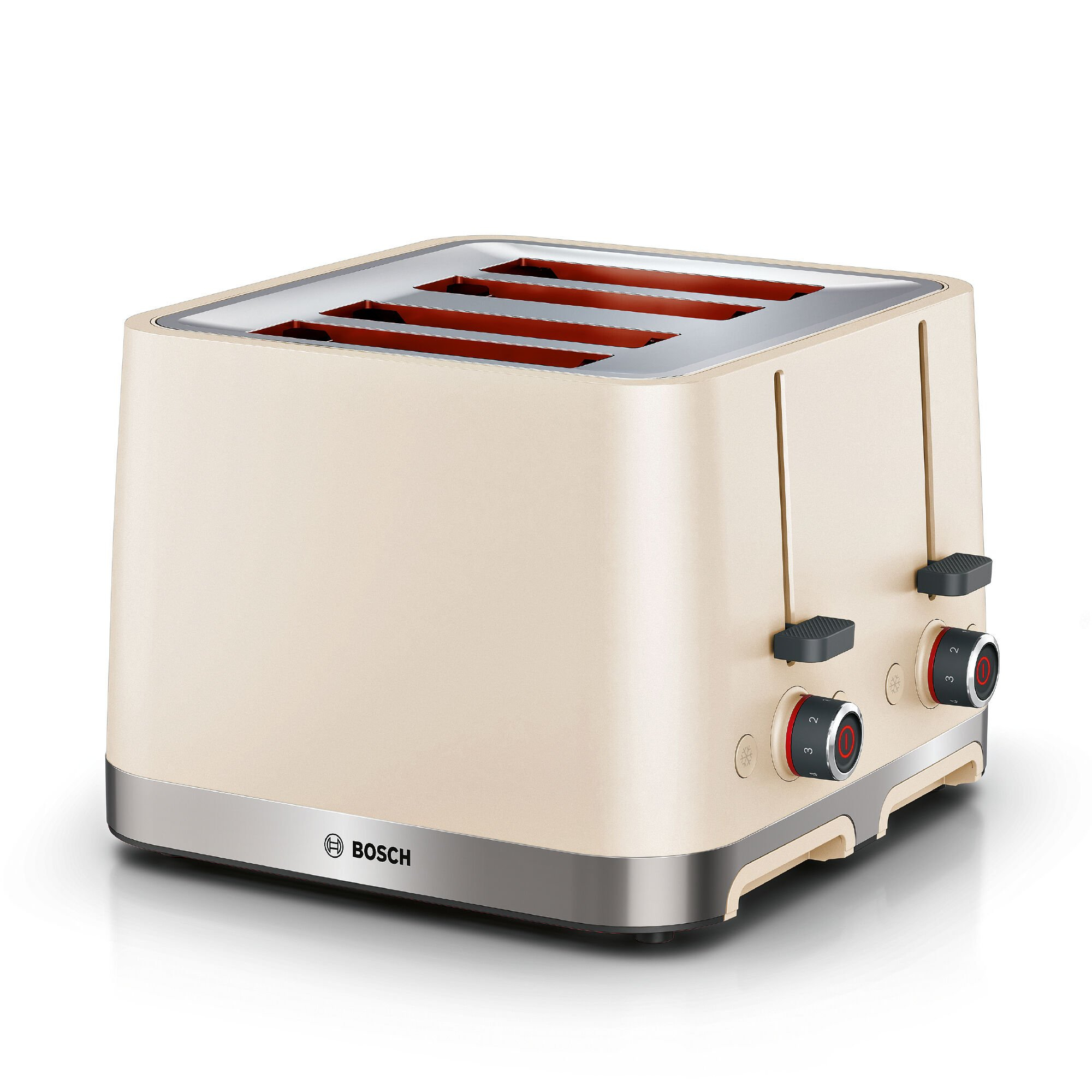 Bosch TAT4M247GB 4 Slice Toaster - Cream