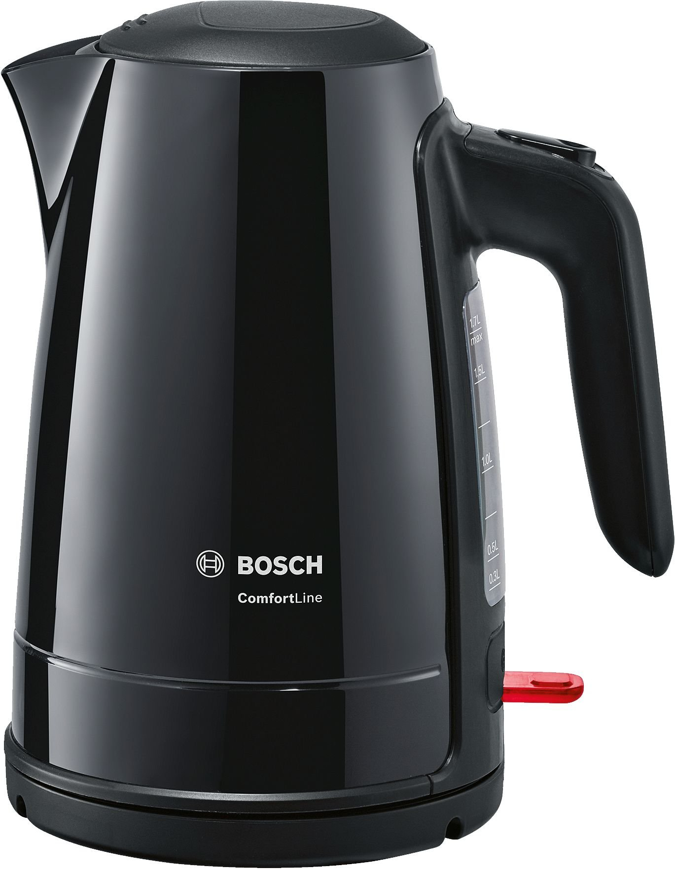 Bosch ComfortLine 1.7L Jug Kettle - Black - TWK6A033GB