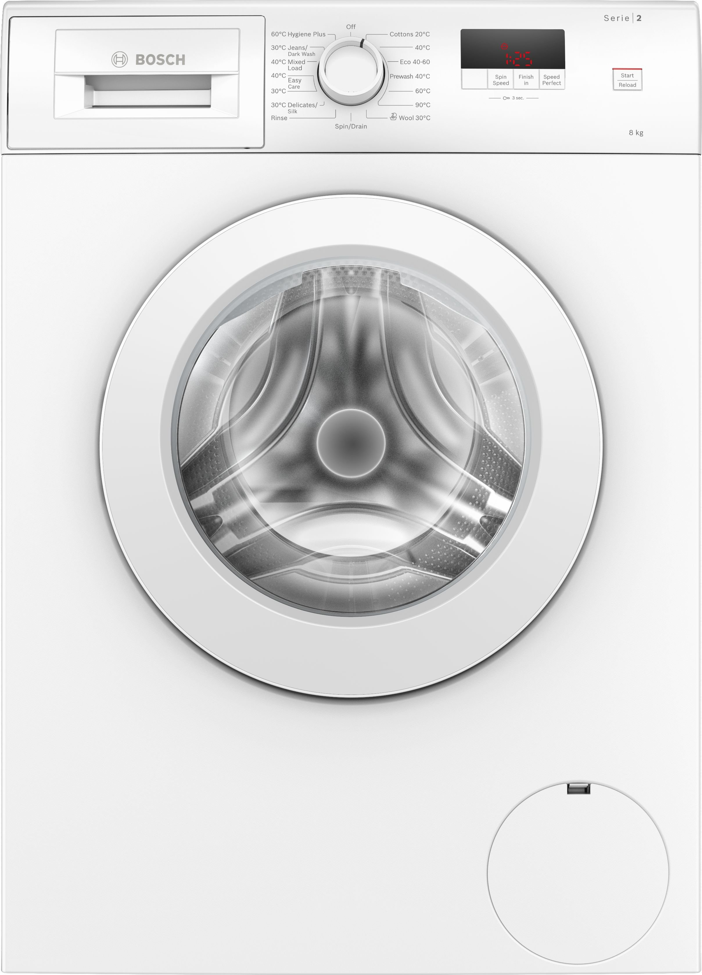 Bosch WAJ28002GB 8kg 1400 Spin Washing Machine - White