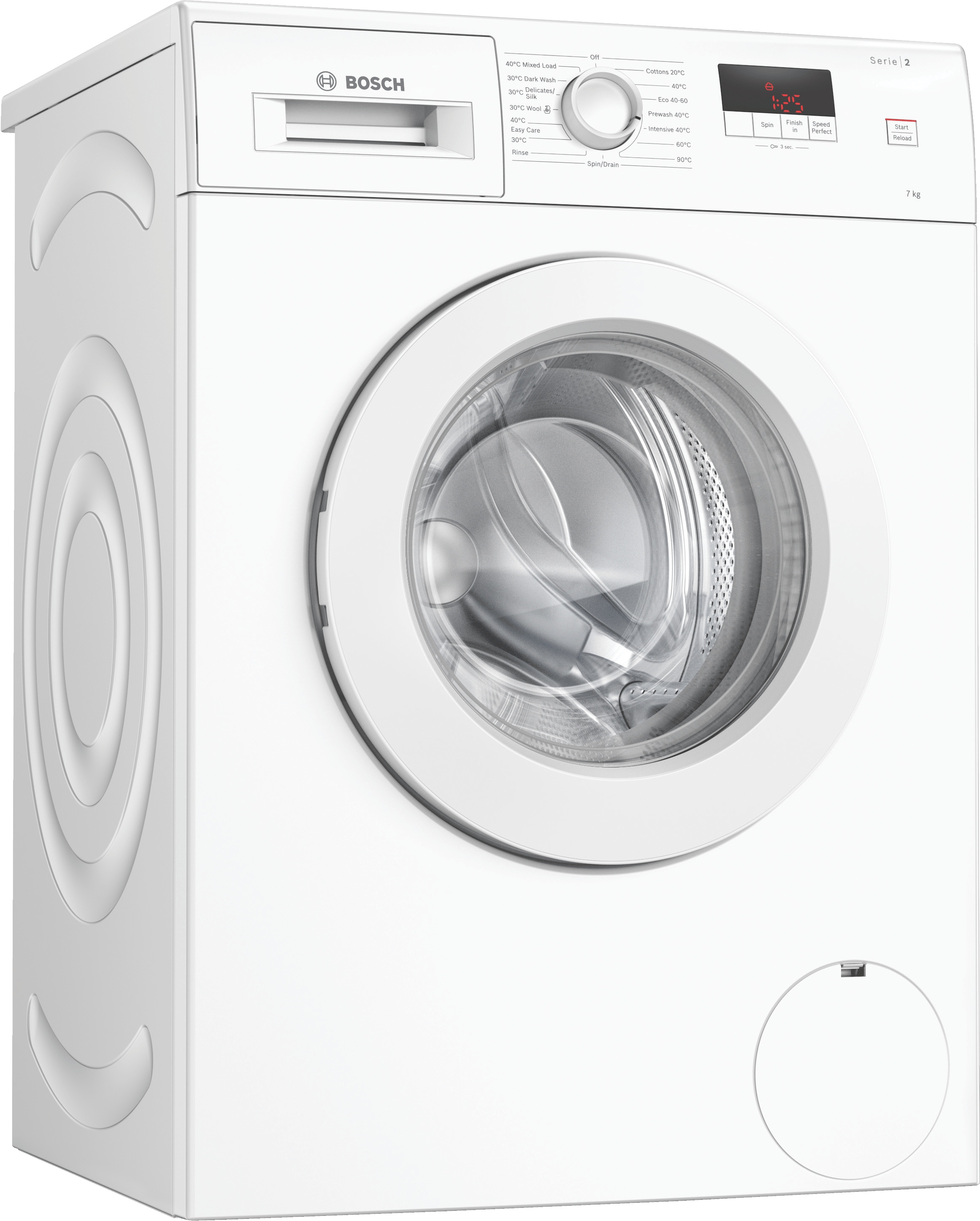 Bosch WAJ28008GB 7kg 1400 Spin Washing Machine with SpeedPerfect - White