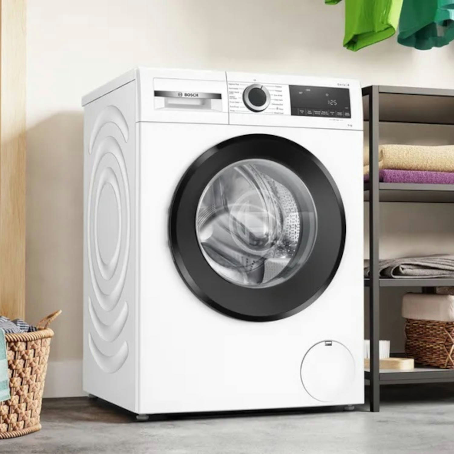 Bosch WGG04409GB 9kg 1400 Spin Washing Machine in White