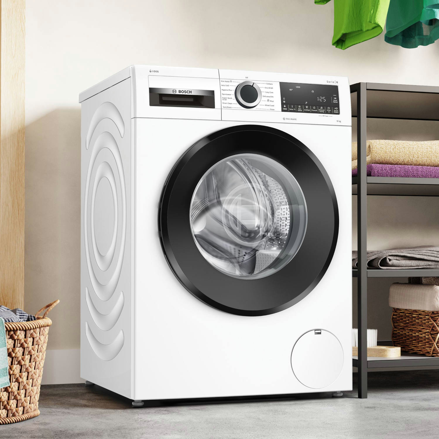 Bosch WGG244F9GB 9kg 1400 Spin Washing Machine - White