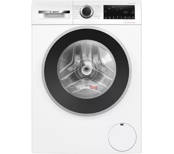 Bosch WNG25401GB 10.5kg/6kg 1400 Spin Washer Dryer - White